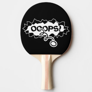 Funny ripped hole Tischtennis pong paddle Schläger