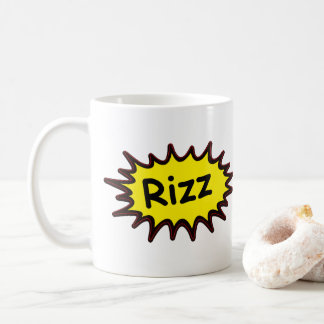 Funny "Rizz" Weiße Tasse - Gen Z Spaß Geschenk