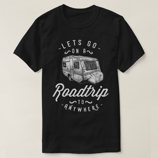 Funny Roadtrip Ravan RV Camping T-Shirt (Design vorne)