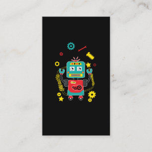Funny Robot Juggling Tools Roboter Visitenkarte