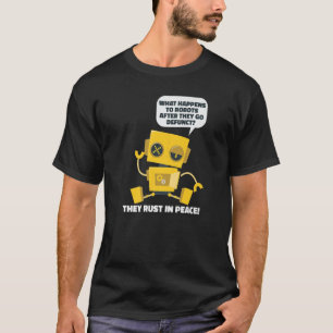 Funny Robotics Ai Artificial Intelligence - Robote T-Shirt