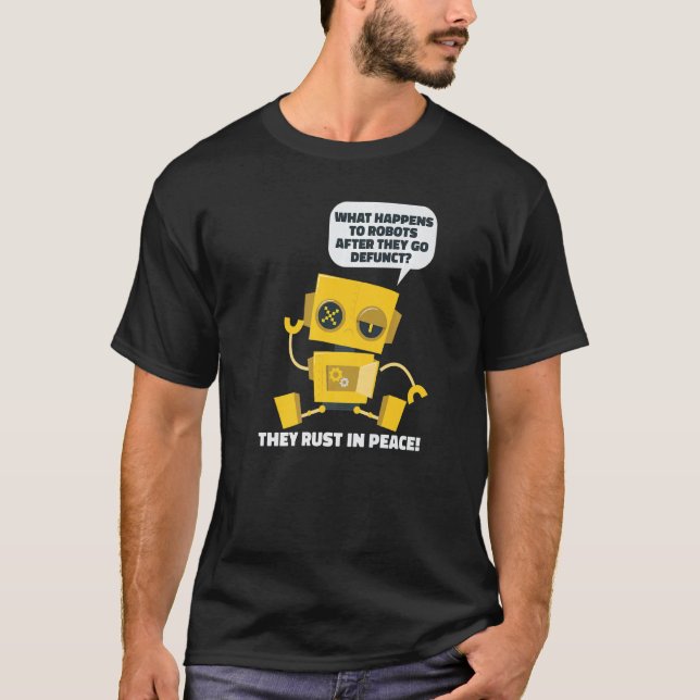 Funny Robotics Ai Artificial Intelligence - Robots T-Shirt (Vorderseite)