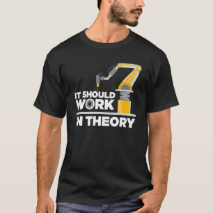 Funny Robotics Art for Men Kids Robot Robotics Eng T-Shirt
