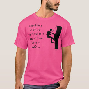 Funny Rock Climbing Aktiv T-Shirt