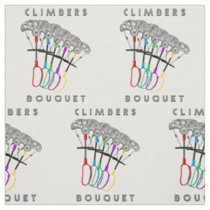 Funny Rock Climbing Bouquet Stoff