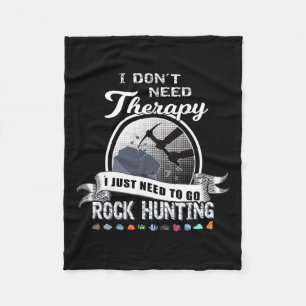 Funny Rock Junting Geology Mineral Collect Fleecedecke