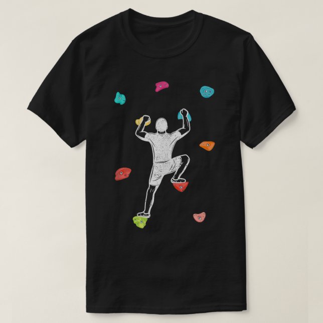 Funny Rock Klettern Sportym Klettern T-Shirt (Design vorne)
