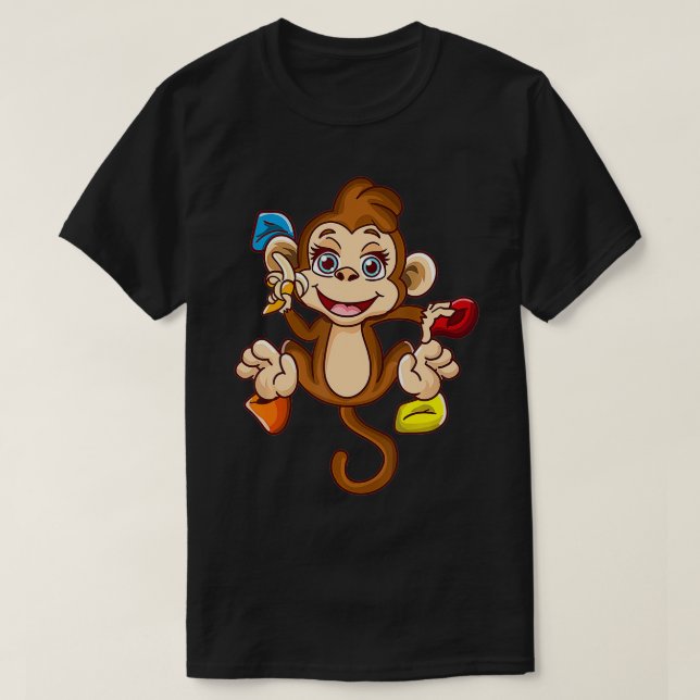 Funny Rock Klettertier Klettersteig Niedlich T-Shirt (Design vorne)