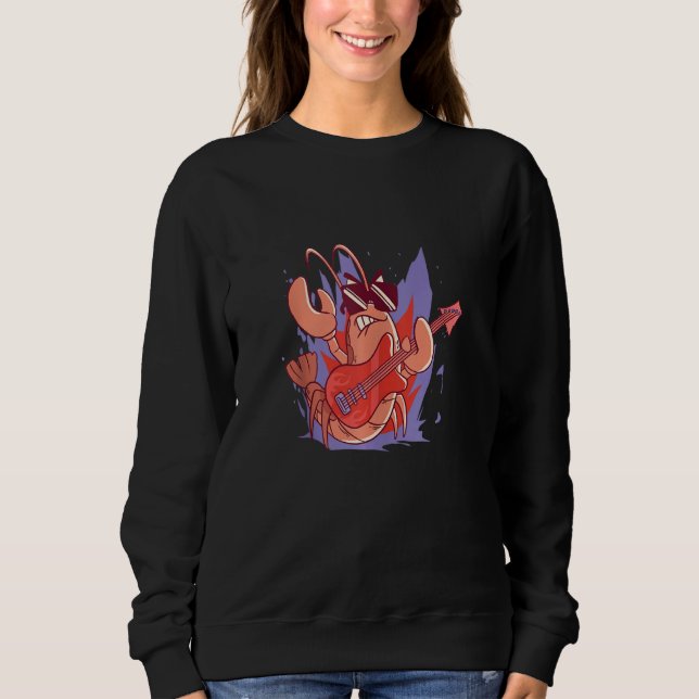 Funny Rock Lobster Sweatshirt (Vorderseite)