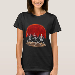 Funny Rocker Skeleton Hand Rock T-Shirt