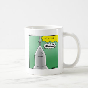 Funny Rocket Launch Spaß Kaffee Tasse