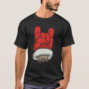 Funny Rock'n'Roll Christmas - Santa Rocks Music Ba T-Shirt