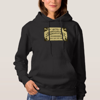 Funny Roller Derby Halloween Talking Board Hoodie