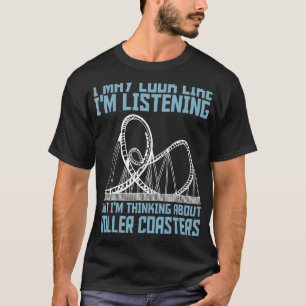 Funny Roller Untersetzer Amusliment Park Lover T-Shirt