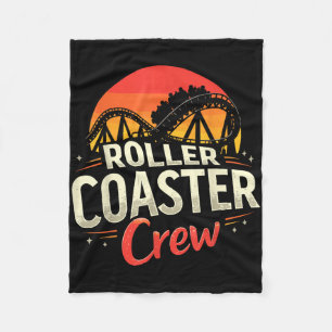 Funny Roller Untersetzer Crew Vergnügungspark Roll Fleecedecke