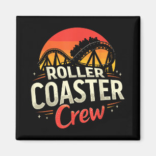 Funny Roller Untersetzer Crew Vergnügungspark Roll Magnet