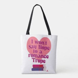 Funny Romance Trope Reader Liebe Motto Tasche