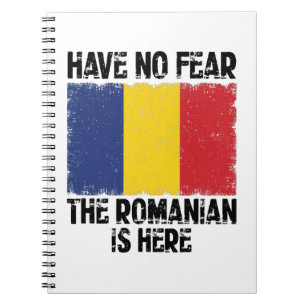 Funny Romania Sprichwort  Rumänen Balkan Geschenk Notizblock