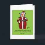 Funny Romantic Weihnachtskarte für Ihm Spectickles Feiertagskarte<br><div class="desc">Frohe Weihnachten! Genießen Sie das Lachen mit dieser unglaublich witzig,  romantischen Weihnachts-Spaß-Grußkarte des Künstlers Bill Abbott; lachen Sie mit Ihren besten Wünschen in dieser Ferienzeit. Bill Abbotts Cartoon "Spectickles" ist das international syndizierte Comic auch in Hallmark UK,  Reader's Digest und anderen feinen Magazinen erschienen!</div>
