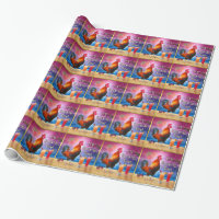 Funny Rooster Chicken Cocktails Tropisches Meer
