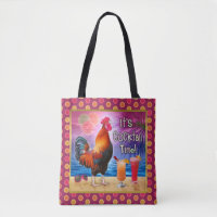 Funny Rooster Chicken Cocktails Tropisches Meer