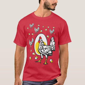Funny Roseanne Rooster Hühner und Ei T-Shirt