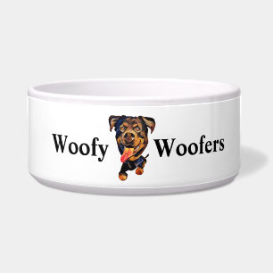 Funny Rottweiler Dog Bowl Napf