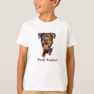 Funny Rottweiler Dog Boys T - Shirt