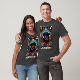 Funny Rottweiler Tarot Card T-Shirt