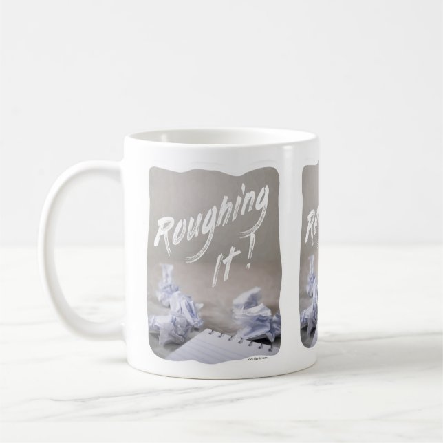 Funny Rough Draft Author Slogan Kaffeetasse (Links)