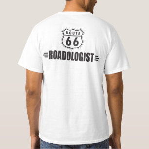 Funny Route 66 Road Sign Roadgraph T-Shirt