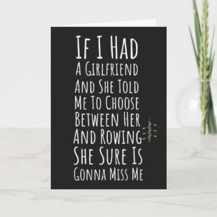 Funny Rowing Cards Spaß Sports Rower Crew Karte