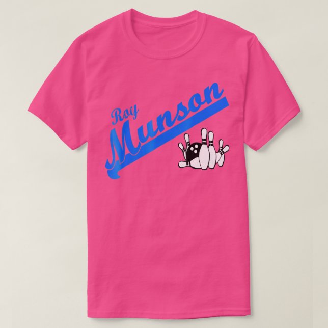 Funny Roy Munson King Button Bowling T-Shirt (Design vorne)