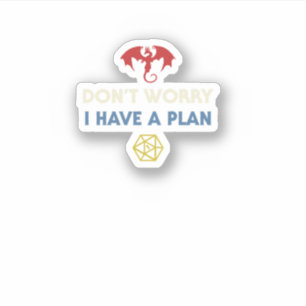 Funny Rpg Dunges Board Game D20 Dice Fumble Retr Aufkleber