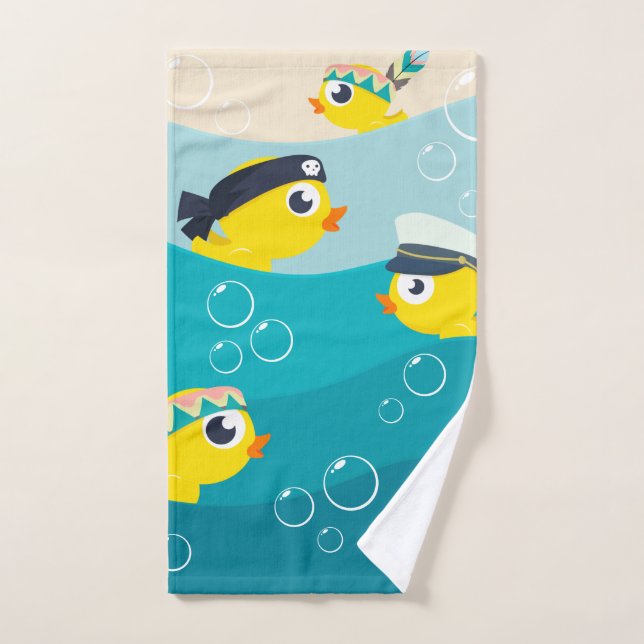 Funny Rubber Duckie Sea Beach Baby  Handtuch (Handtuch)
