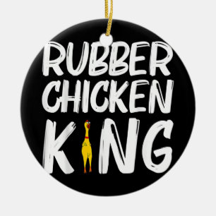 Funny Rubber Hühnergeschenk für Männer Vater Ka Keramik Ornament