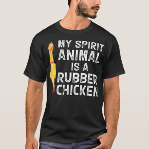 Funny Rubber Hühnergeschenk Männer Frauen Rubber H T-Shirt