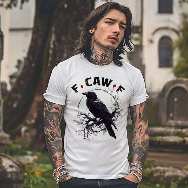 Funny Rude Raven T-Shirt (Von Creator hochgeladen)