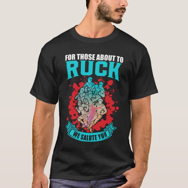 Funny Rugby T-Shirt (Vorderseite)