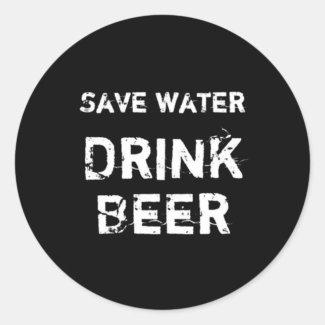 Funny - runder aufkleber (Vorderseite)