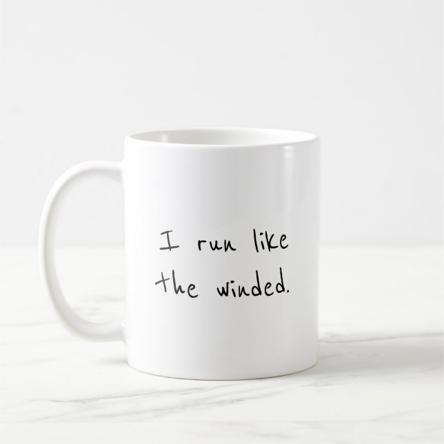Funny Runner Kaffeetasse (Links)
