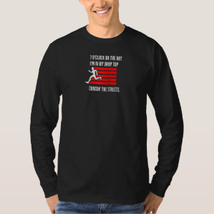Funny Runner Marathon Racer Raglan T-Shirt