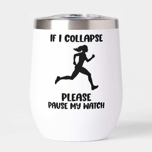 Funny Runner's Life Zitat (Vorderseite)