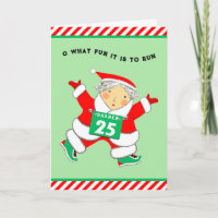 Funny Running Christmas