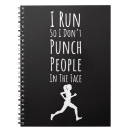 Funny Running Geschenke für Runners Frauen ihr Fra Notizblock