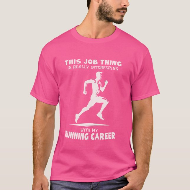 Funny Running Marathon Runner 5K Race T-Shirt (Vorderseite)