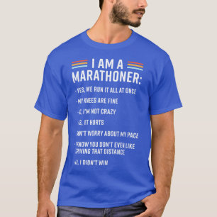 Funny Running Marathon Runner Coach Ich bin ein Ma T-Shirt