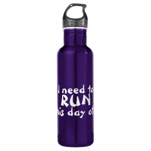 Funny Running Zitat Trinkflasche