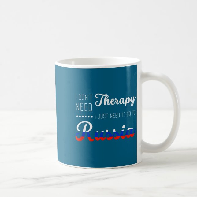 Funny Russia Summer Vacation Travel Souvenir Quote Kaffeetasse (Rechts)