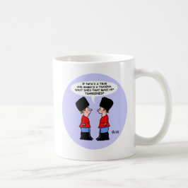 Funny Russian Tsars Kids Cartoon für Geschichte Kaffeetasse